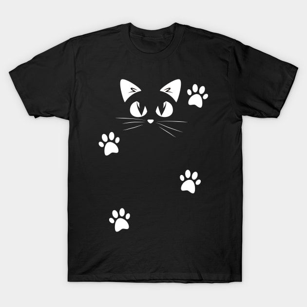 funny cat T-Shirt by zakchman